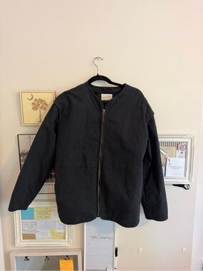 Universal Thread Women’s Quilted Zip Jacket in Black